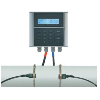 abrazadera ultrasonica en el medidor de flujo 3