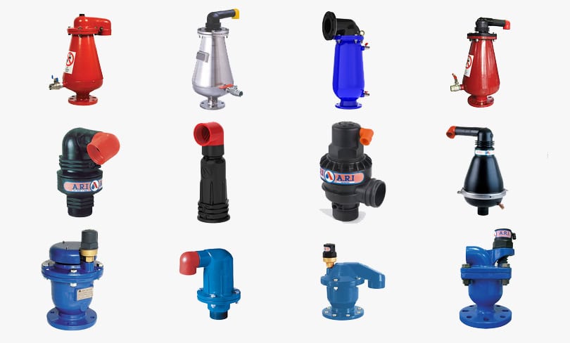 valvulas de aire para agua y saneamiento interna